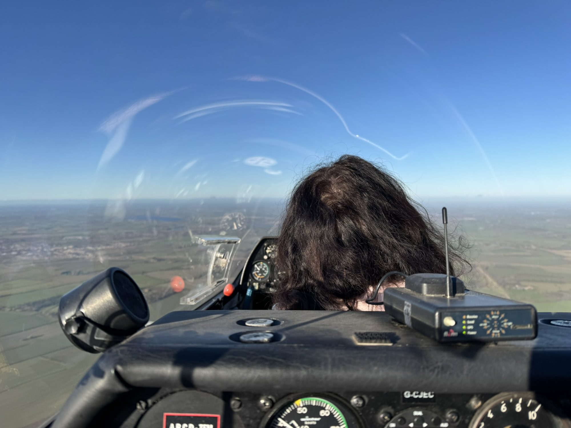 Krisztina flying